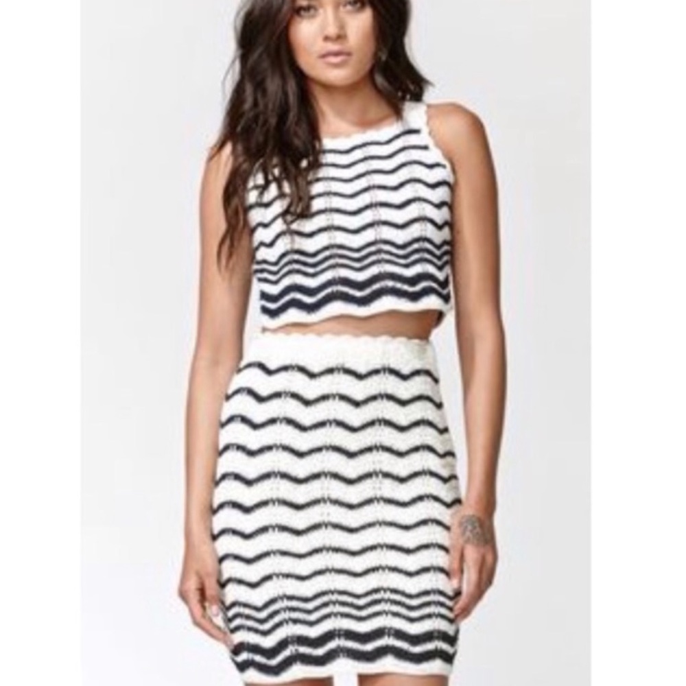 Crochet Skirt Kendall + Kylie